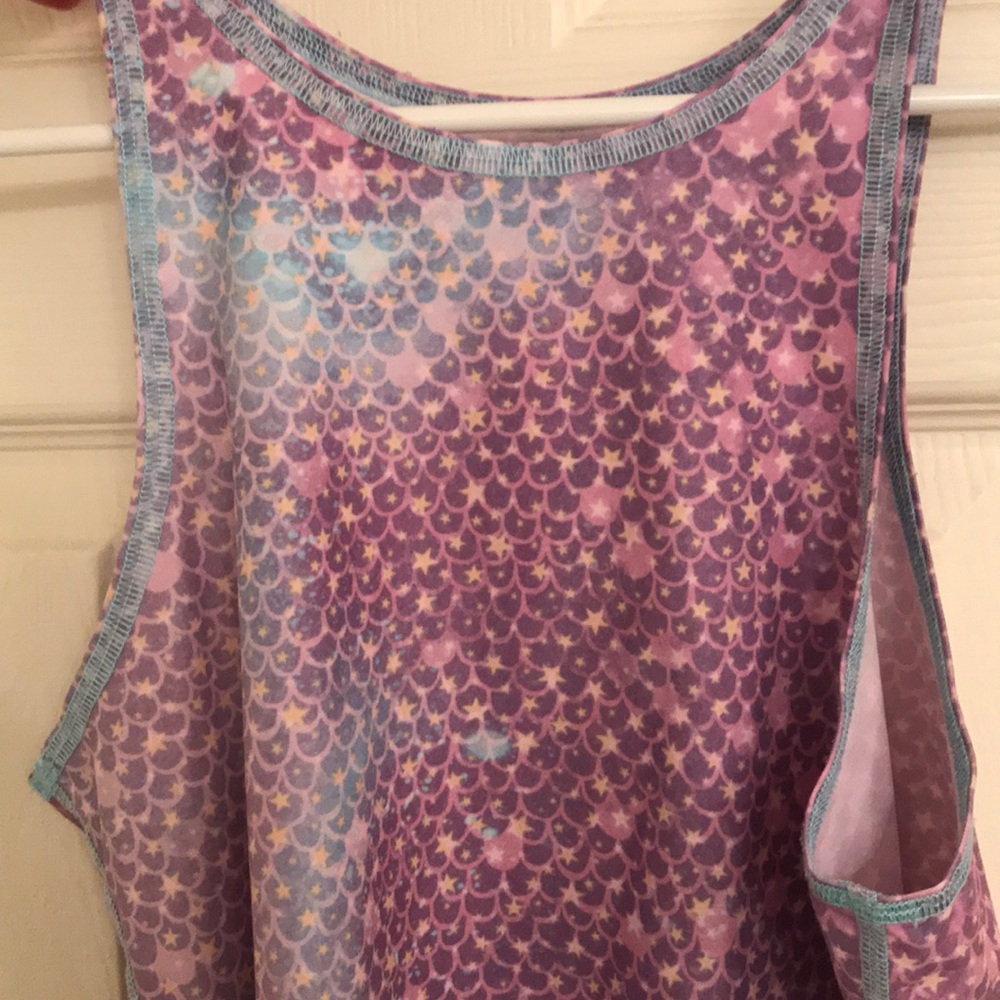 Mermaid Crop Tank Top
